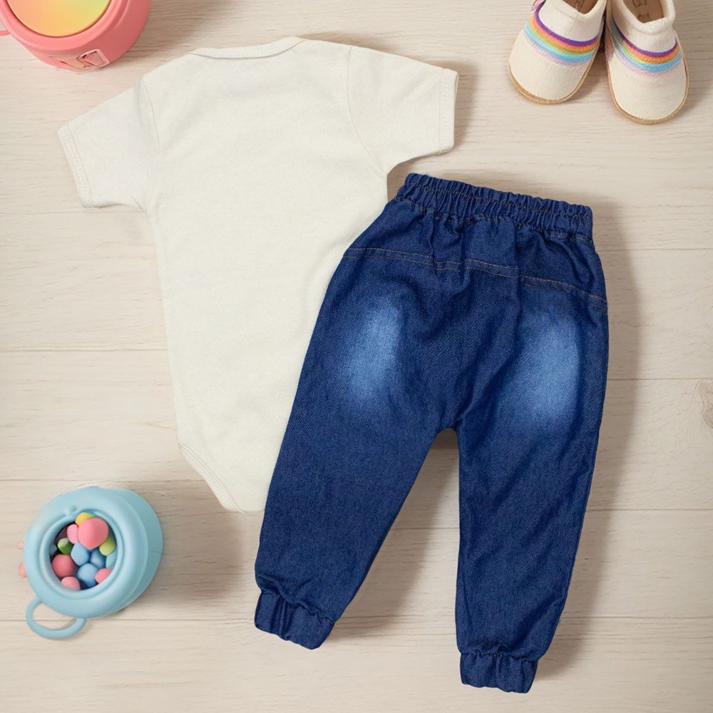 Conjunto Body Curto Com Calça Jogger Arco...