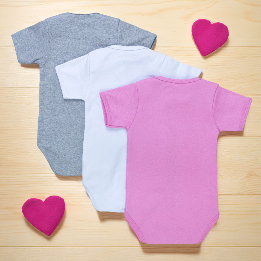 Kit Body Para Bebê Menina 3 Peças Básico ...